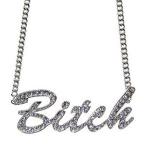 BITC H - CRYSTAL LINK NECKLACE